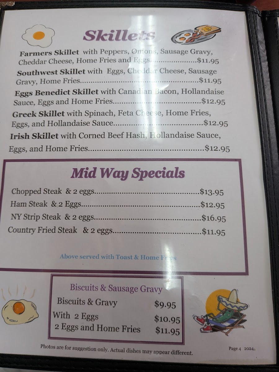 Mid Way Cafe Menu - Image 3
